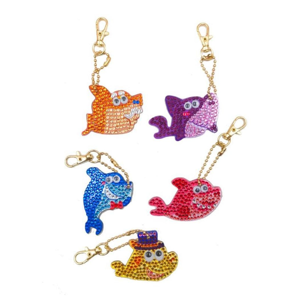 Shark Keychain Set