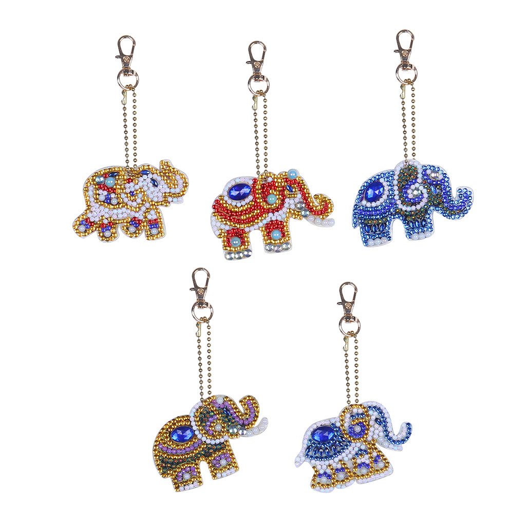 Elephant Keychain Set