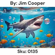 Load image into Gallery viewer, Underwater Shark - Square Drill AB
