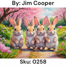 Load image into Gallery viewer, Bunny Family - Square Drill AB
