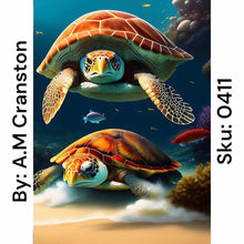 Load image into Gallery viewer, Turtle Duo - Square Drill AB
