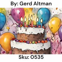 Load image into Gallery viewer, Birthday Cake - Square Drill AB
