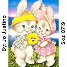 Load image into Gallery viewer, Bunny Couple - Square Drill AB
