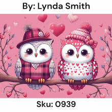 Load image into Gallery viewer, Pink Owl Duo - Round Drill AB
