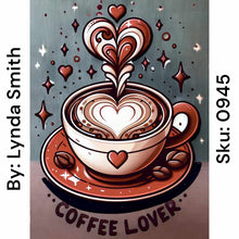 Load image into Gallery viewer, Brown Coffee Lover - Square Drill AB
