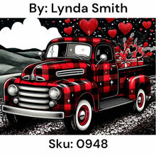 Load image into Gallery viewer, Red Plaid Truck - Square Drill AB
