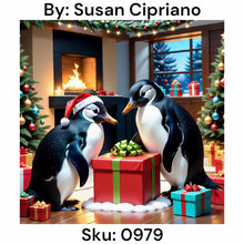 Load image into Gallery viewer, Christmas Penguin - Round Drill AB
