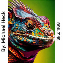 Load image into Gallery viewer, Colorful Iguana - Round Drill AB
