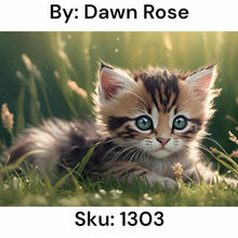 Load image into Gallery viewer, Calico Kitten - Square Drill AB
