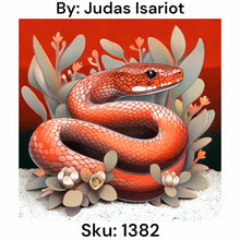 Load image into Gallery viewer, Red Snake - Round Drill AB
