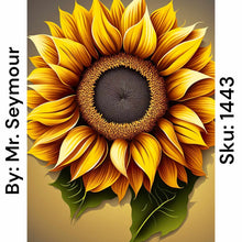 Load image into Gallery viewer, Single Sunflower - Round Drill AB
