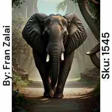 Load image into Gallery viewer, Grey Elephant - Square Drill AB
