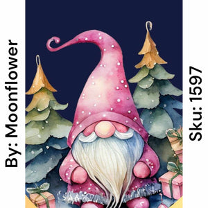 Pink Pine Gnome - Square Drill AB