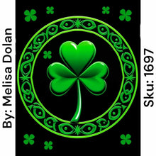 Load image into Gallery viewer, Celtic Clover - Square Drill AB
