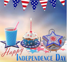 Load image into Gallery viewer, Coaster Set - Independance Day
