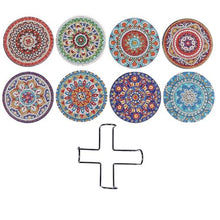 Load image into Gallery viewer, Coaster Set - Antique Mandala
