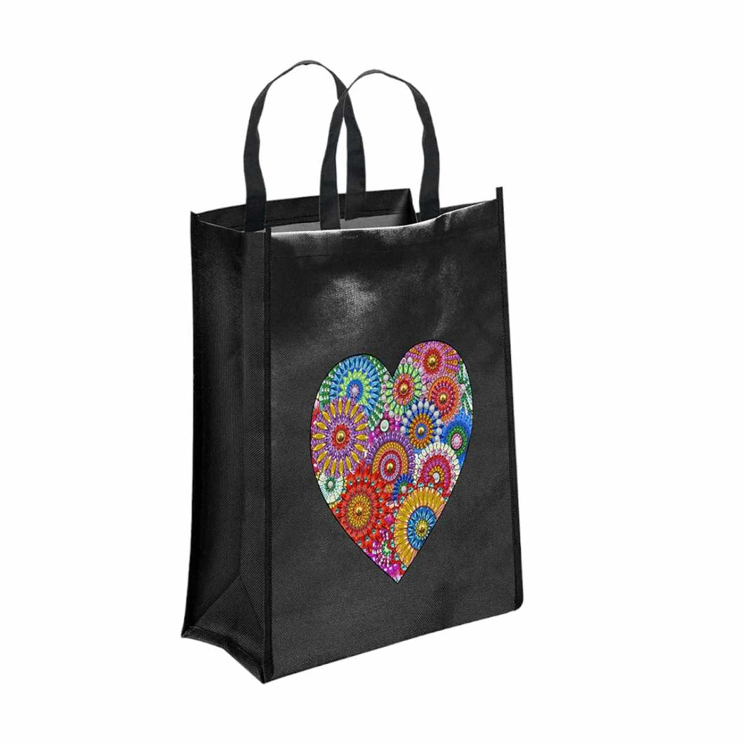 Glow in the Dark Tote Bag - Heart