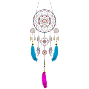 Large Dreamcatcher - Purple Mandala