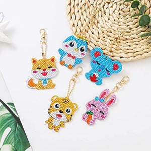 Adorable Animal Keychain Set