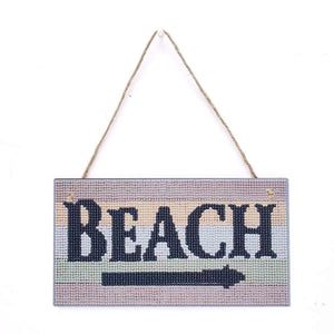 Wall Plaque - Beach Arrow