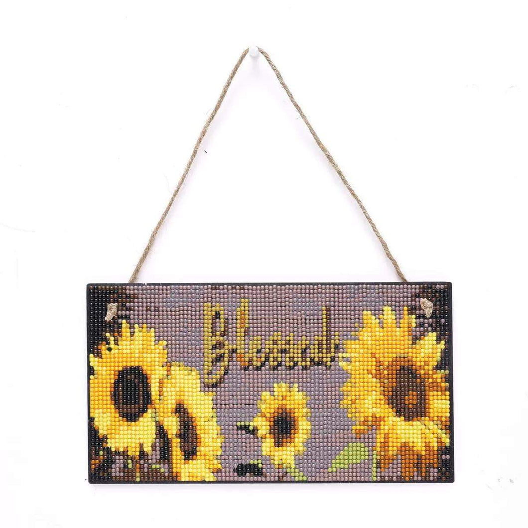 Wall Plaque - Blessed Sunflower