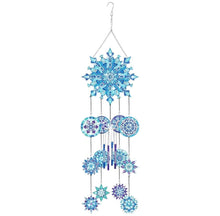 Load image into Gallery viewer, Wind Chime - Blue Abstract
