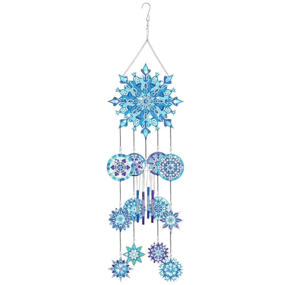 Wind Chime - Blue Abstract