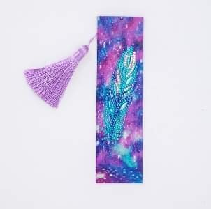 Bookmark - Blue Feather