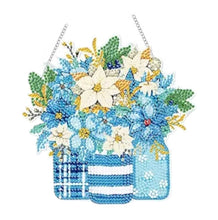 Load image into Gallery viewer, Acrylic Wall Hanging - Blue Flower Jars
