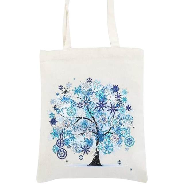 Canvas Tote Bag - Blue Tree