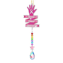 Load image into Gallery viewer, Suncatcher - Breast Cancer Awareness
