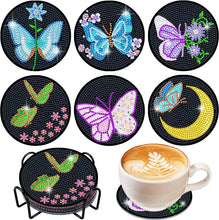 Load image into Gallery viewer, Coaster Set - Black Butterfly
