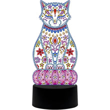 Load image into Gallery viewer, LED Night Light - Colorful Cat
