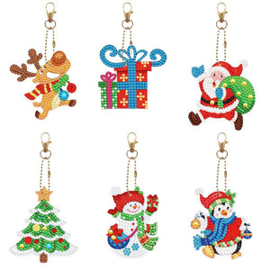 Keychain Set - Christmas Characters