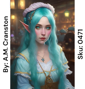 Clanora, Empress of Aquatic Elves - Round Drill AB