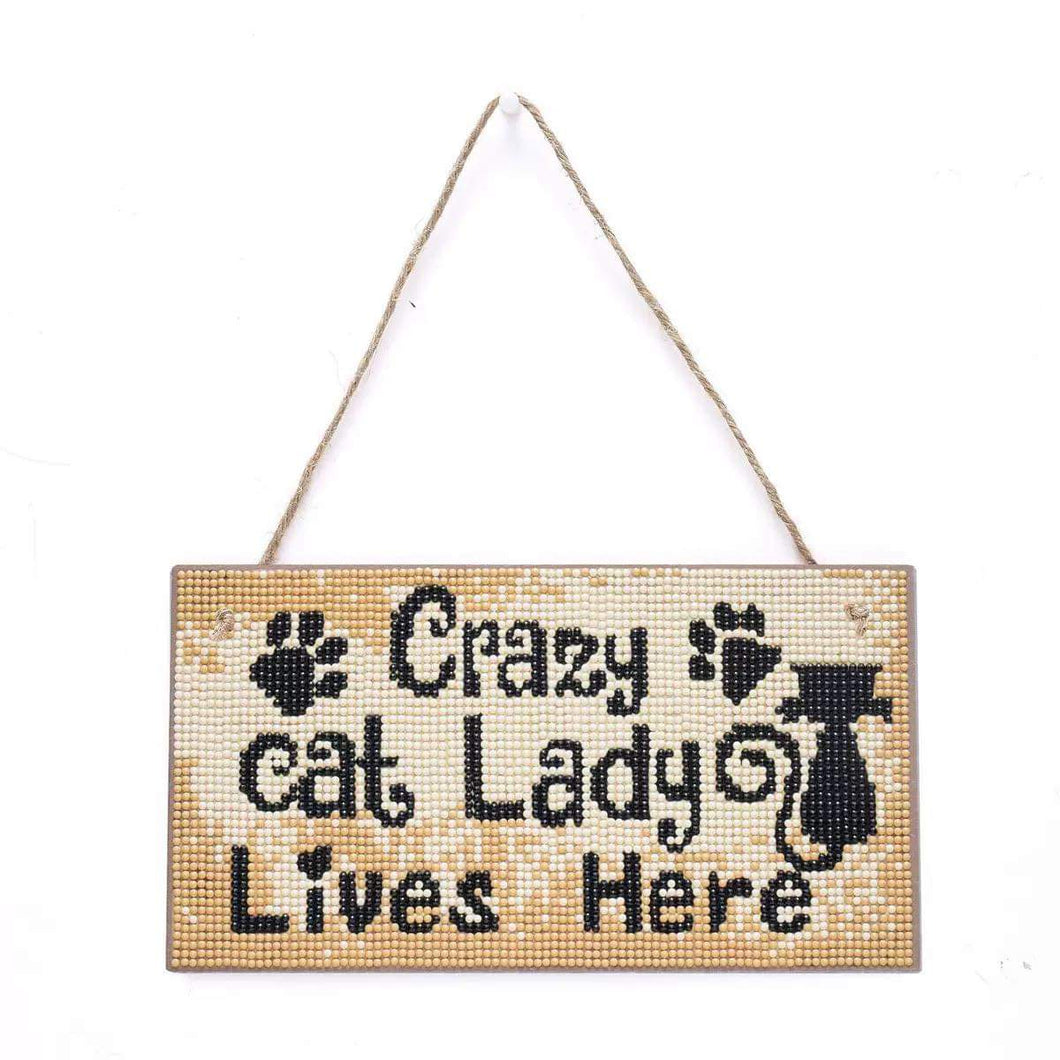 Wall Plaque - Crazy Cat Lady