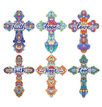 Load image into Gallery viewer, Acrylic Wall Hanging - Crosses (6 Piece)
