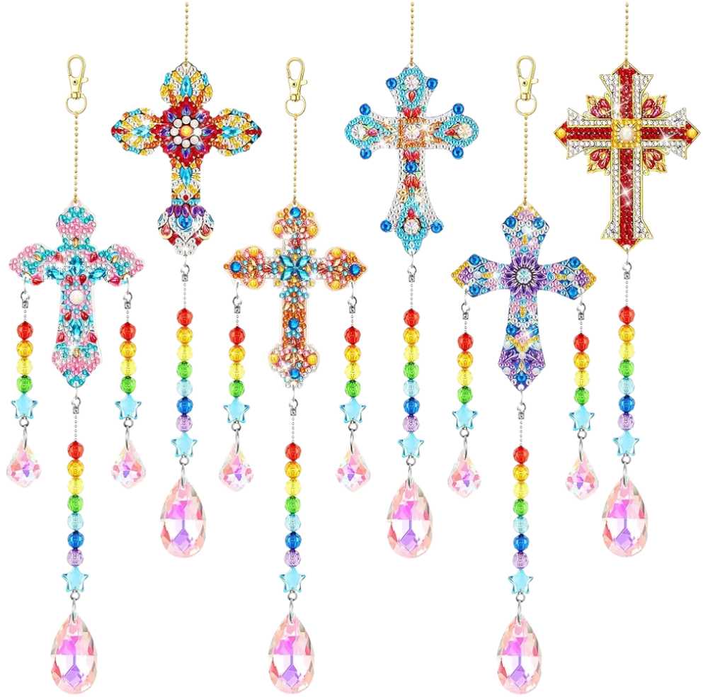 Suncatcher - Crosses (6 Pack)