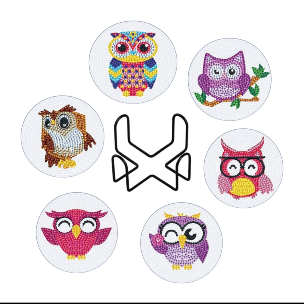 Coaster Set - Owls