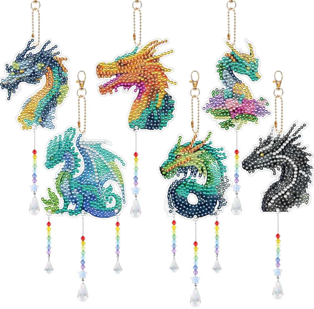 Suncatcher - Dragons (6 Pack)