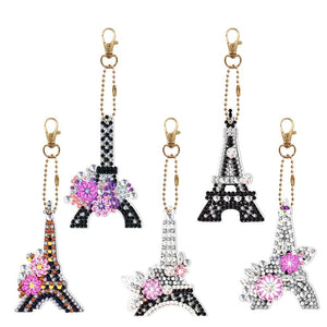 Keychain Set - Eiffel Tower