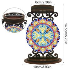 Load image into Gallery viewer, Candle Holder - Feather Mandala
