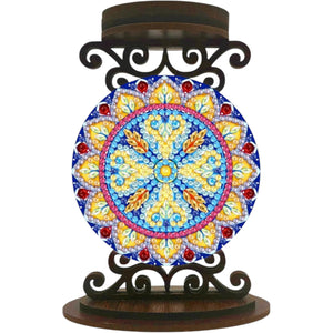 Candle Holder - Feather Mandala