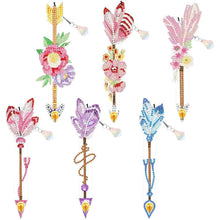 Load image into Gallery viewer, Bookmark Set - Floral Arrows
