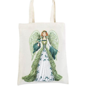 Canvas Tote Bag - Green Angel