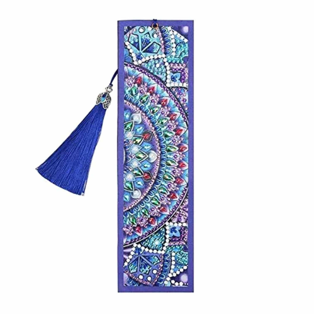 Bookmark - Half Circle Purple Abstract