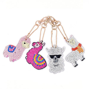 Llama Keychain Set