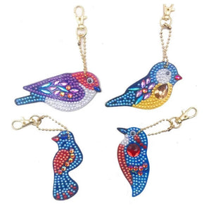 Bird Keychain Set