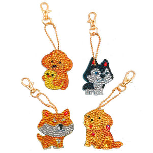 Dog Keychain Set