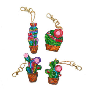 Cactus Keychain Set